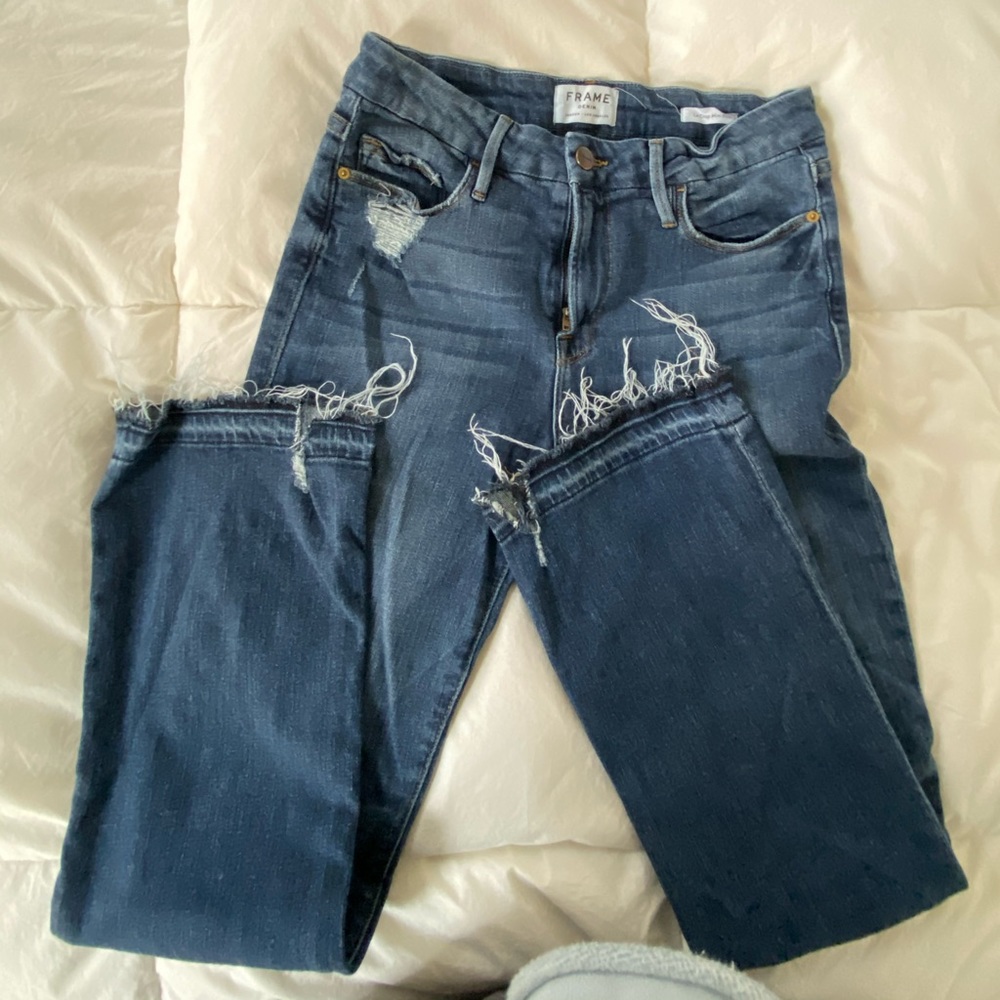 Frame kick flare jeans size 27